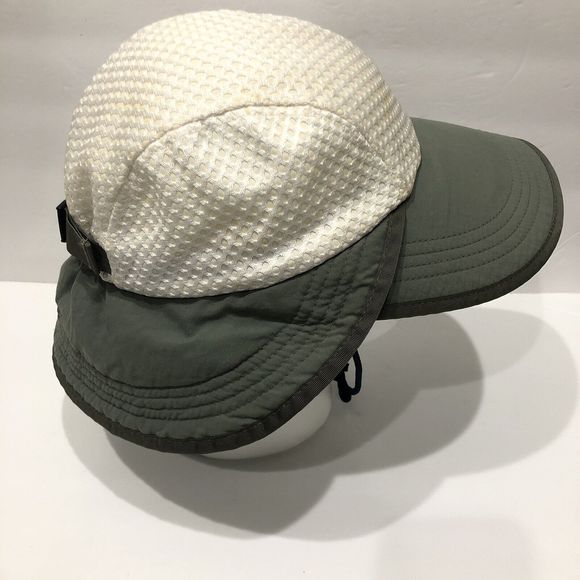 VTG Patagonia Mens Hat Cap White Bimini Fly Fishing Long Bill Hiking Outdoor USA - Picture 5 of 10